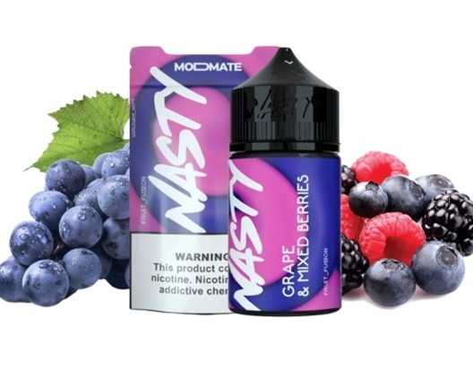 mixed-berries NASTY JUİCE GRAPE MİXED BERRİES 60ML PREMİUM LİKİT - Görsel 1