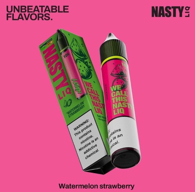 WATERMELON STRAWBERY NASTY JUİCE LİQ SERİSİ WATERMELON STRAWBERY - Görsel 1