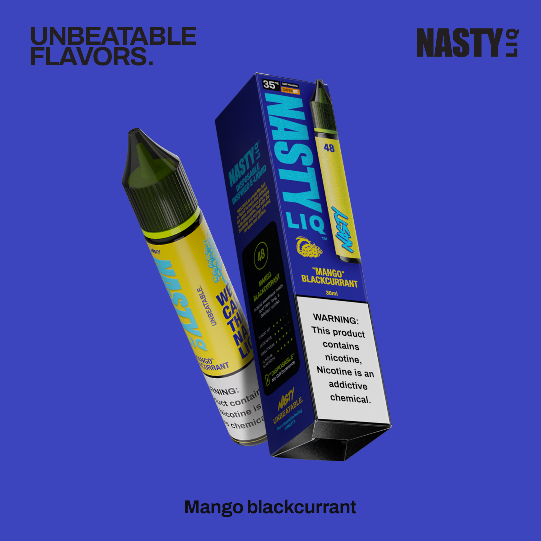 MANGO BLACKCURRANT NASTY JUİCE MANGO BLACKCURRANT SALT LİKİT - Görsel 1