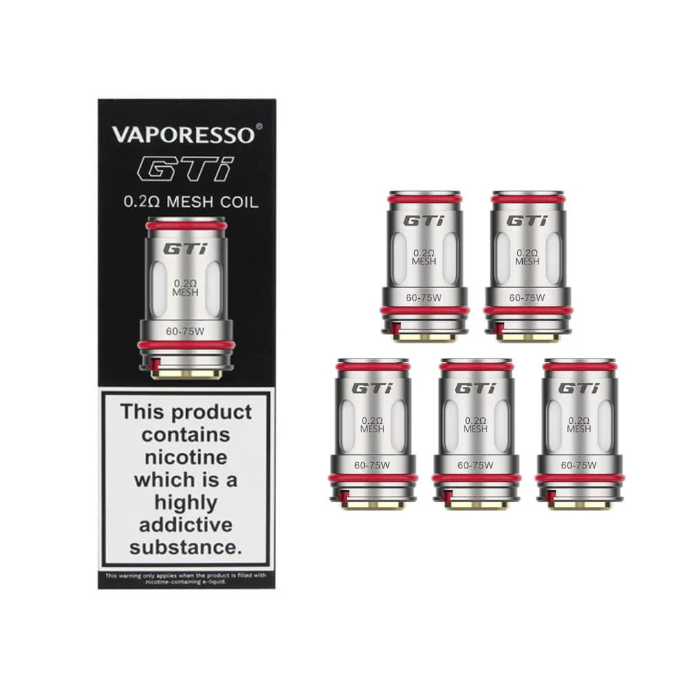 VaporessoGTiMeshCoils-0.2ohm GTI DUAL MESH COILS - VAPORESSO | PAKET X5 - Görsel 1