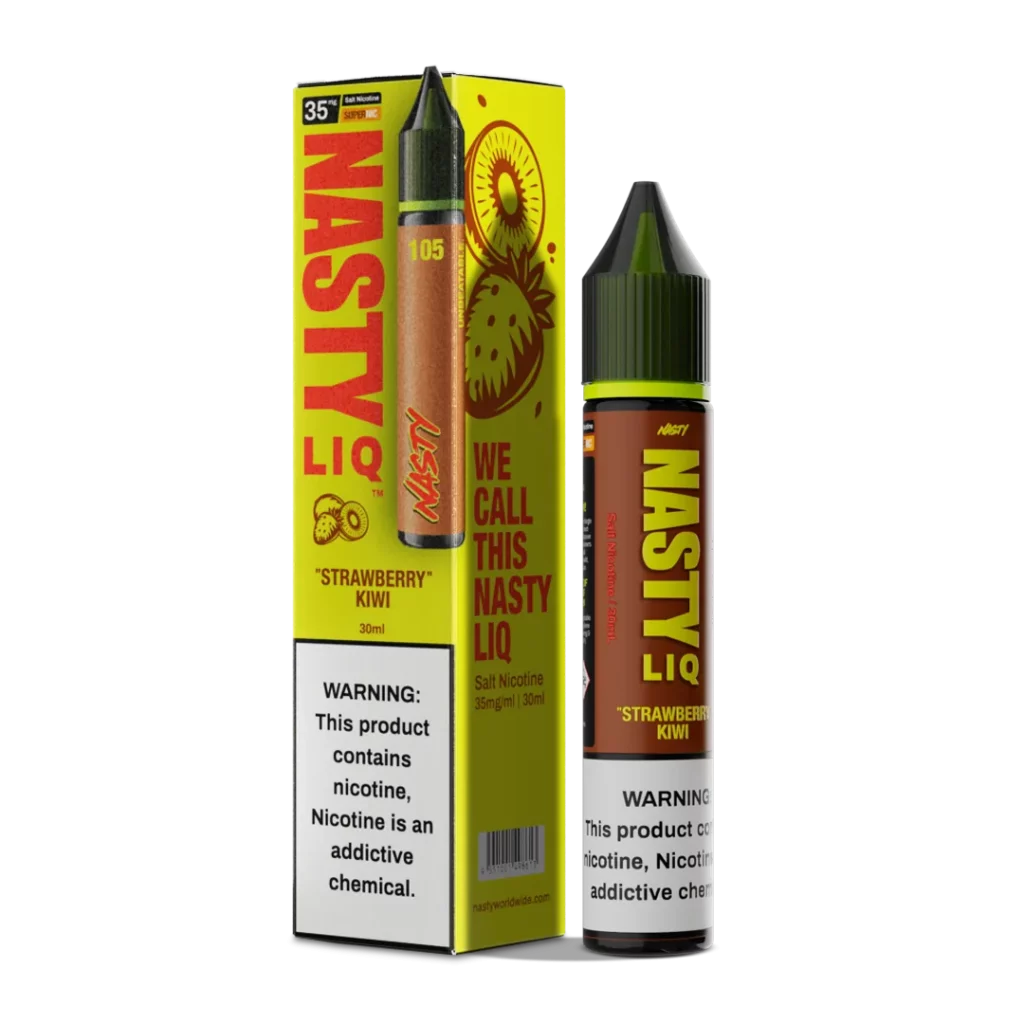 Strawberry-Kiwi-1024x1024 NASTY JUICE LİQ SERİSİ STRAWBERY KİWİ 30 ML SALT LİKİT - Görsel 1