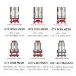 Vaporesso GTX Yedek Bobin - 5'li Paket