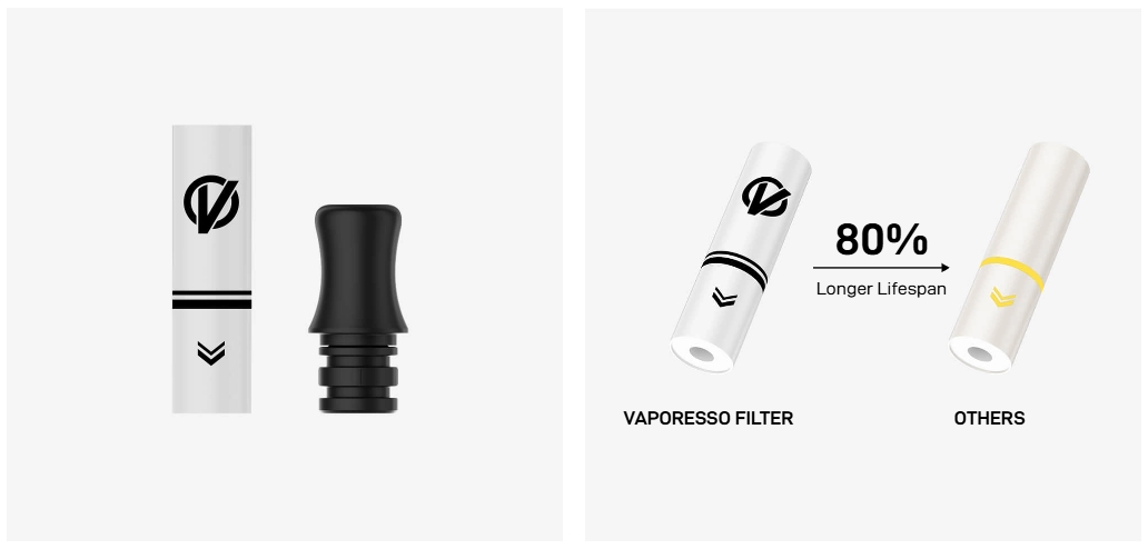 Vaporesso Eco One PRO banner 6 Vaporesso ECO ONE Filtre ağızlık 20'li paket - Görsel 1