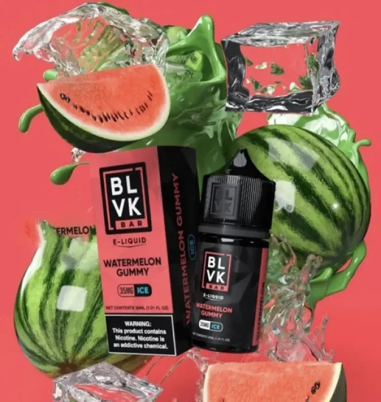 blvk-bar-nicsalt-watermelon-gummy-ice-30ml_IMG_1560 BLVK BAR Nicsalt Watermelon Gummy Ice 30ml 35 mg - Görsel 1