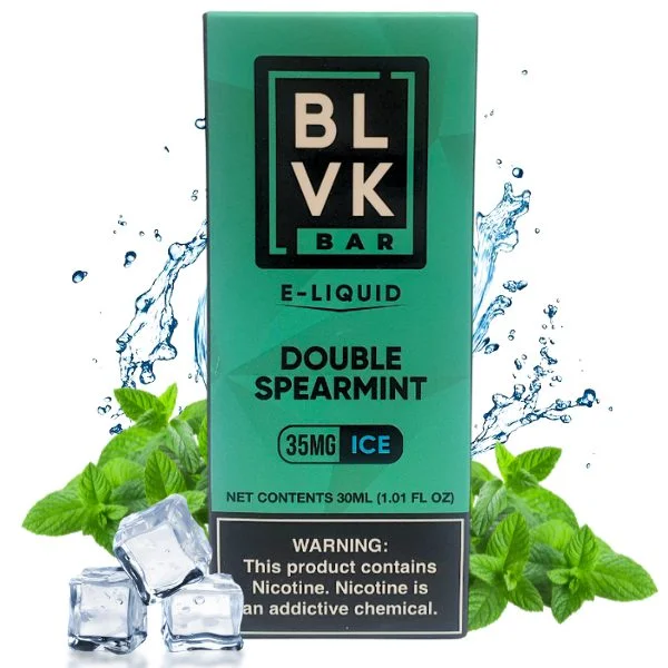 double-spearmint-blvk-bar BLVK BAR Nicsalt DOUBLE SPEARMINT Ice 30ml - Görsel 1