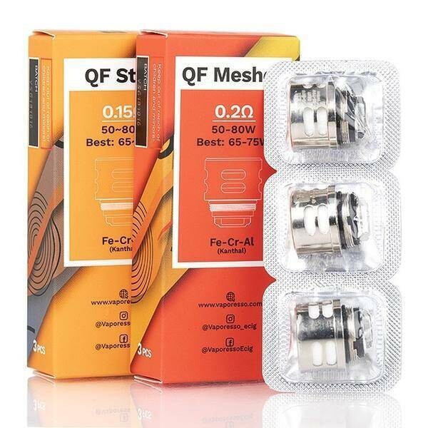 3047523455 Vaporesso QF Yedek Coil (Qf Strip/Mesh)– (3’lü Paket) - Görsel 1