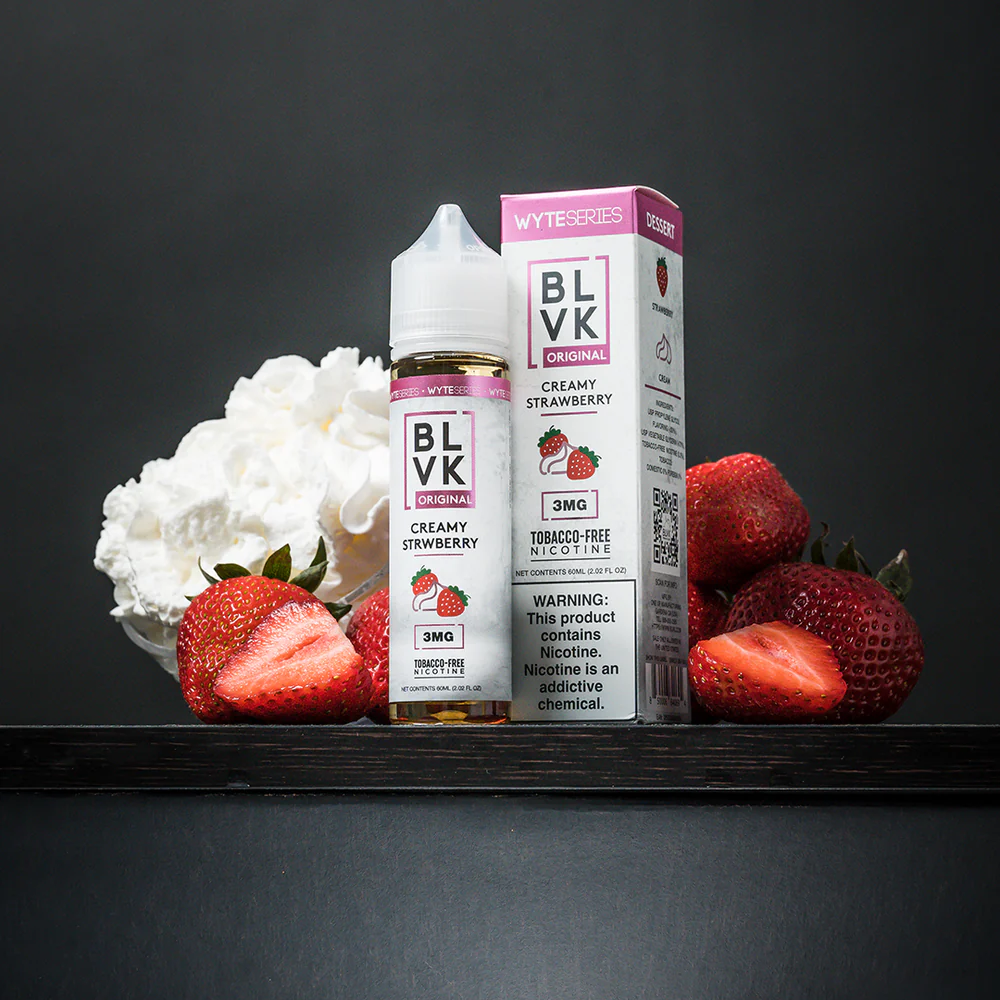Creamy_Strawberry BLVK Creamy Strawberry 10 ML 3 mg - Görsel 1