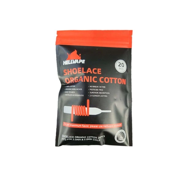 shoelace-organic-cotton-20pcs-hellvape Hellvape organik pamuk (20li paket ) - Görsel 1