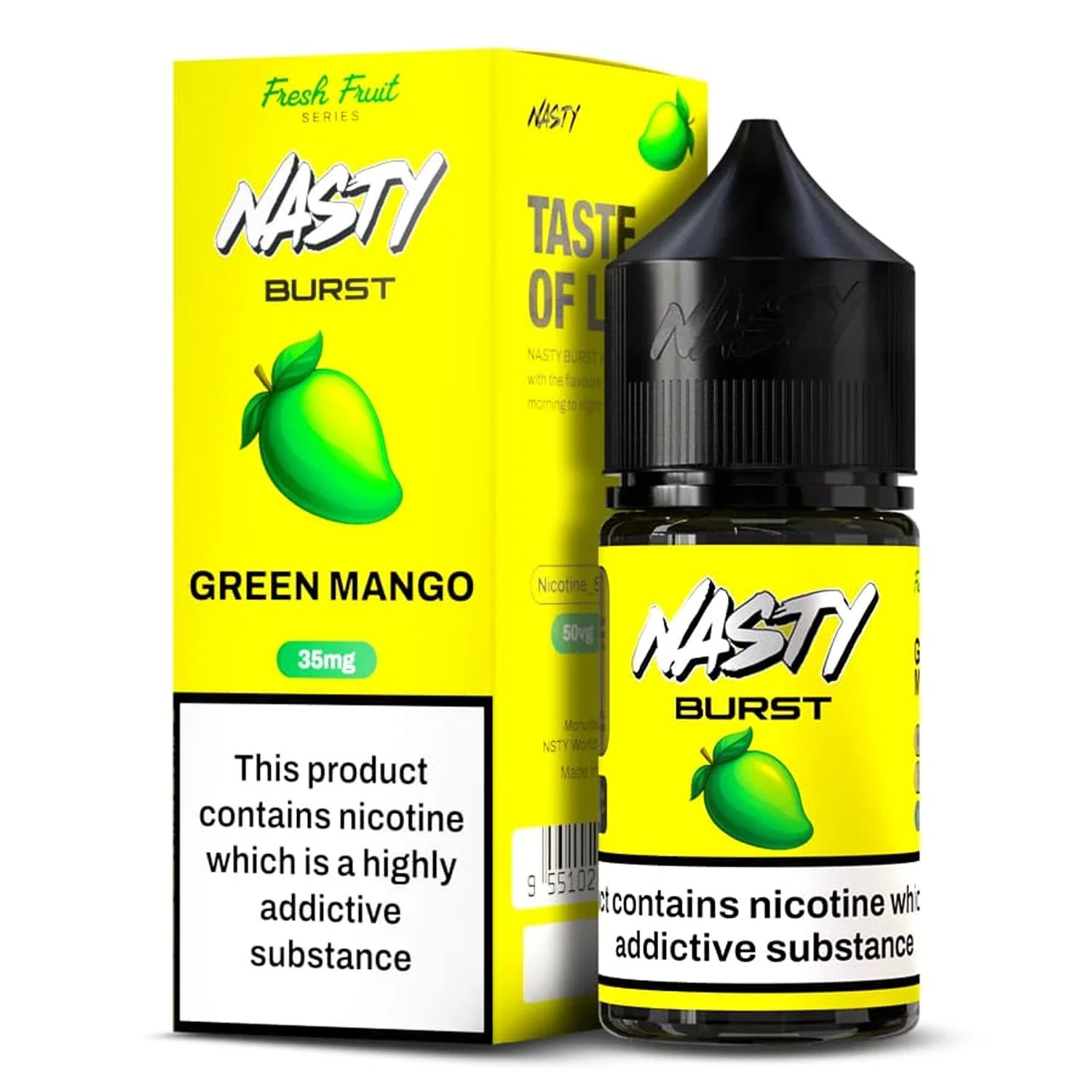 GREEN-MANGO-9 Nasty Burst Green Mango Salt 30 ml - Görsel 1