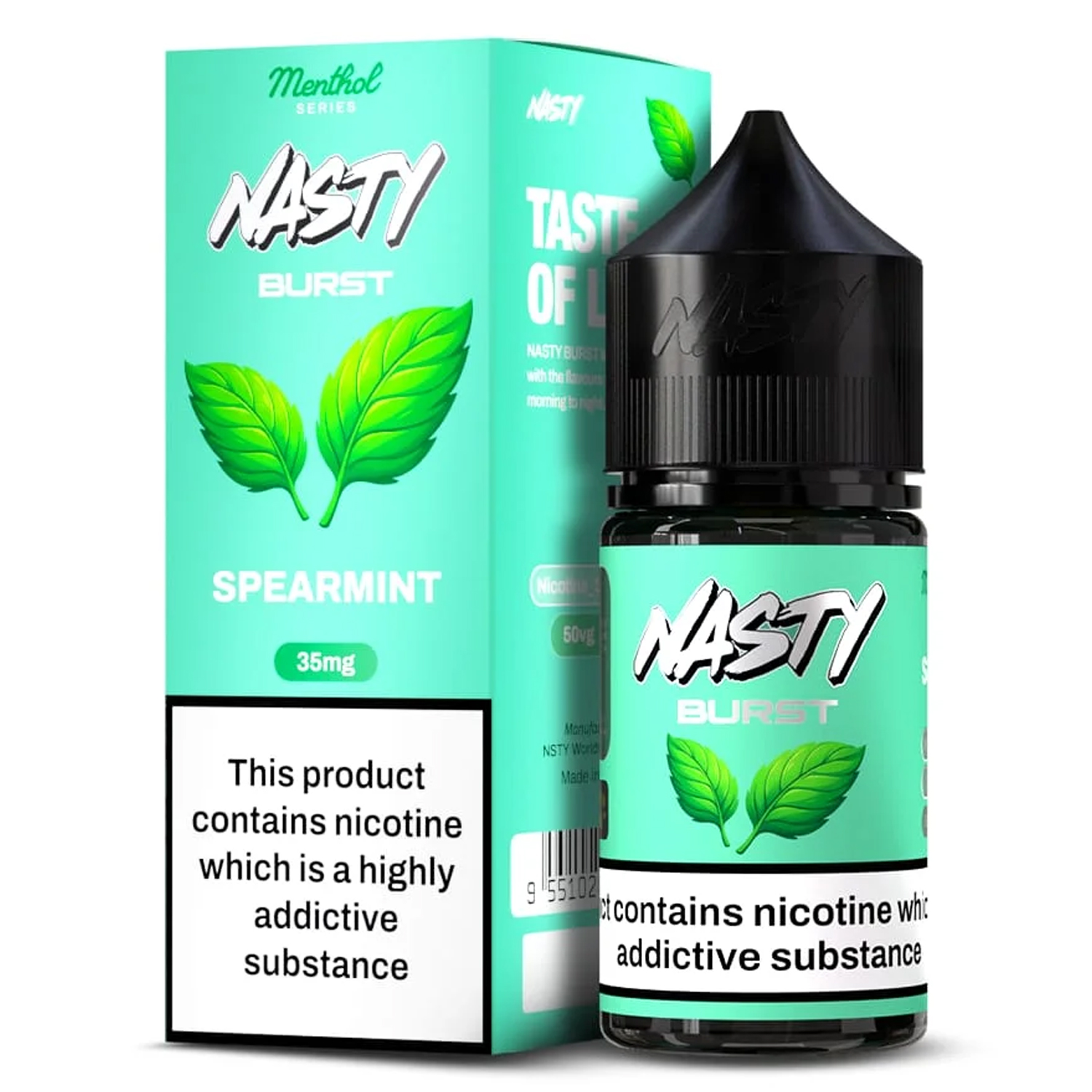 SPEARMINT-13 Nasty Burst Spearmint Salt 30 ml - Görsel 1